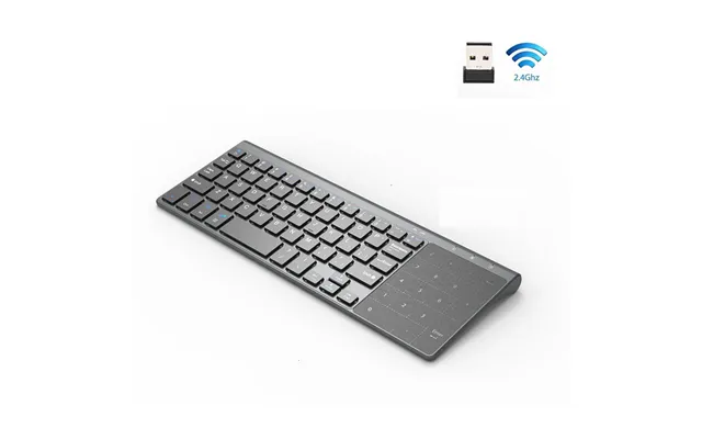 Slim 2.4g Keyboard With Touchpad Mouse Number Numeric Usb Wireless Keypoard For Android Windows Desktop Laptop Tv Box