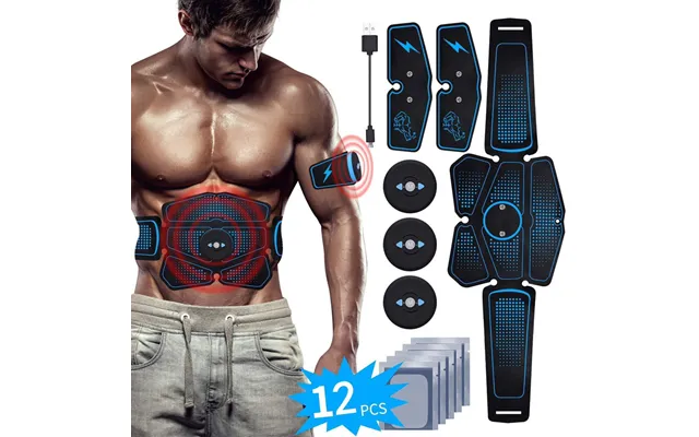 Smart Abdominal Muscle Stickers Abdominal Muscle Fitness Equipment Home Abdominal Muscle Training Instrument Lazy Abdomi