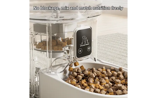 Smart Automatic Pet Feeder For Cats And Small Pets With Mobile Phone Wifi Bluetooth Timer Control