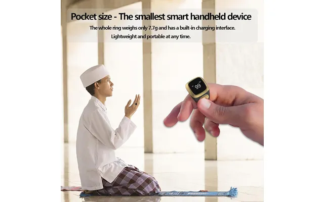 Smart Ring Counter Time Reminder Alarm Outdoor Electronic Device App Control Counting Finger Counter