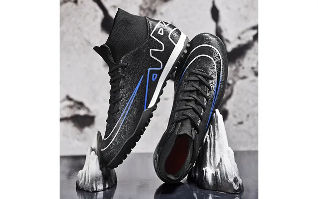 Soccer Shoes High Top Football Shoes Actual Artificial Turf Football Shoes Nail Training Shoes