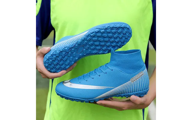 Soccer Shoes Plus-size Shoes Youth Student Children's Game Training Shoes Turf Spikes Short Spikes High Top Football Sho