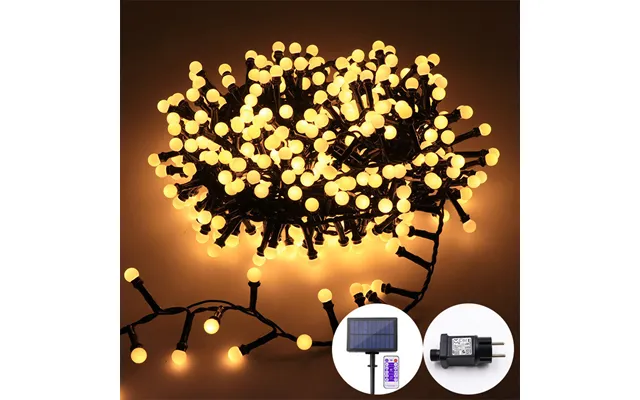 Solar Led Ball Lights Outdoor Waterproof String Lights For Garden - Christmas