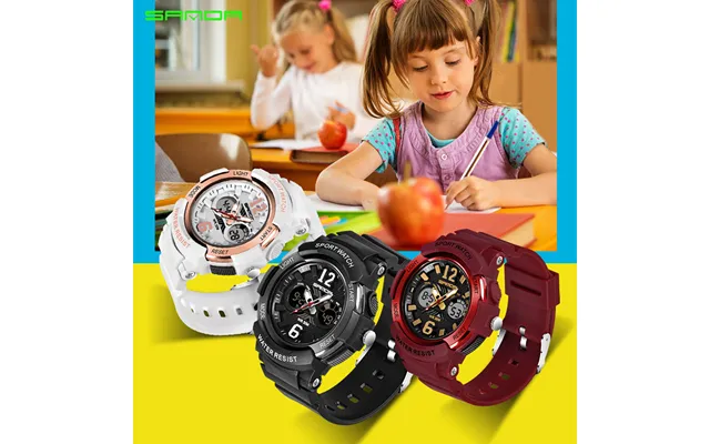 Sport Digital Watch With Led Backlight - Waterproof