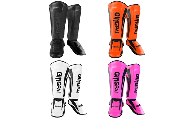 Sports & Outdoor 2026 High-quality Pu Leather Boxing Shin Guards Ankle Protector Mma Muay Thai Training Leg Warmers Ligh