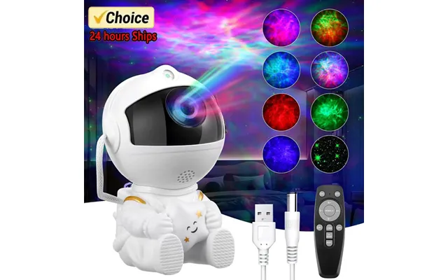 Star Galaxy Night Light Astronaut Space Projector Starry Nebula Ceiling Led Lamp For Bedroom Home Decorative Kids Gift