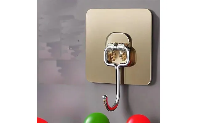 Strong Seamless Transparent Large Hook Kitchen Bathroom Hook Creative Non-perforated Waterproof Hook