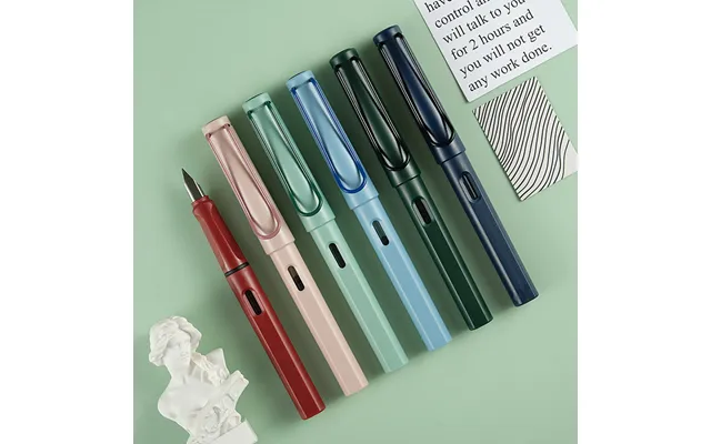 Student Fountain Pens Morandi Color Calligraphy Art Pen Fountain Pen Set Primary School Student Ink Sac Fountain Pen Pri