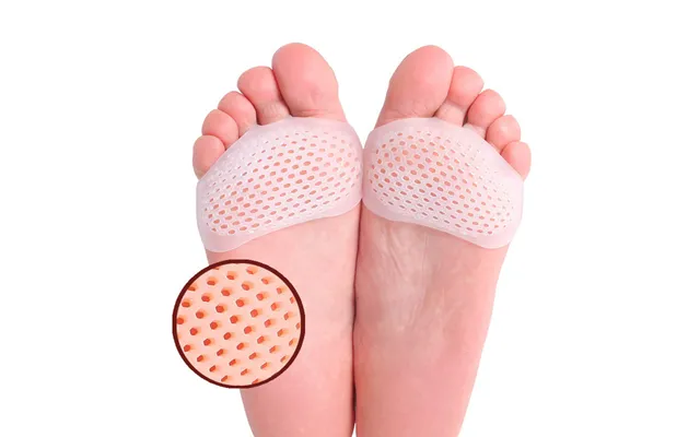 Summer Artifact Anti-pain Pad Wear High Heels Not Tired Feet Half Size Pad Super Soft Anti-foot Pain Silicone Breathable