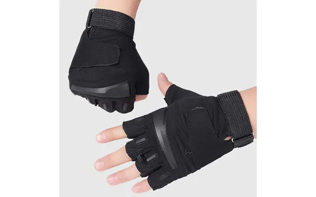 Tactical Gloves Sports Gloves Men's Fitness Special Forces Tactical Half Finger Gloves Students Cycling Breathable Glove