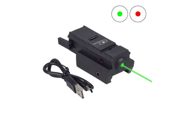 Tactical Low Base Mini Lower Mount Infrared Laser Sight Adjustable Up Down Left Right Calibrator Usb Charging