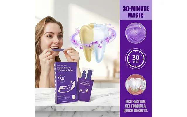 Teeth Whitening Strips Cleaning Dental Yellow Plaque Stains Removal Bleacher Restore Bright Tooth Oral Hygiene Care
