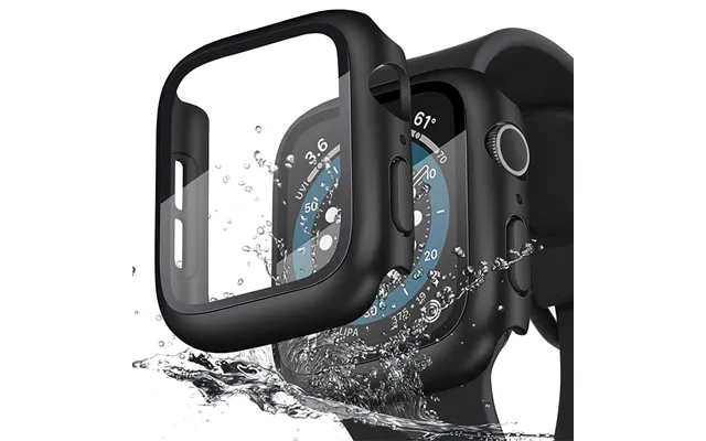 Tempered Glass Cover For Apple Watch 41mm 45mm 44mm 40mm 42mm 38mm Pc Bumper Screen Protector Case Iwatch Series 6 5 4 3