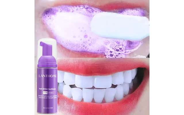 Toothpaste Mousse 50ml V34 Teeth Cleaning Whitening Toothpaste Yellow Teeth Removing Tooth Stains Oral Cleaning Hygiene