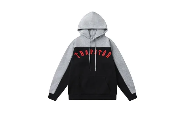 Trendiges - Zweifarbiges Fleece-set Von American Trapstar Mit Stickerei Und Passender Jogginghose Unisex
