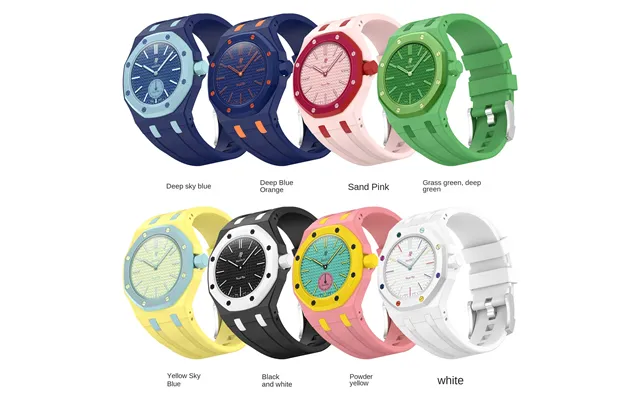 Trendy And Stylish - This Swatch Royal Pop X Audemars Piguet Ap-inspired Silicone Watch Strap Is Perfect For A Pocket Wa