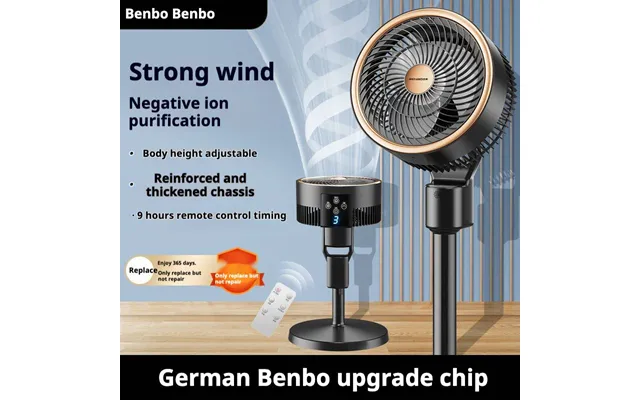 Ultra-quiet Air Circulator Fan - High Velocity Standing & Desk Fan For Home Use