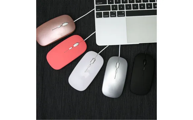 Ultra-thin Usb & Type-c Wired Silent Mouse - 4 Adjustable Dpi 1600dpi