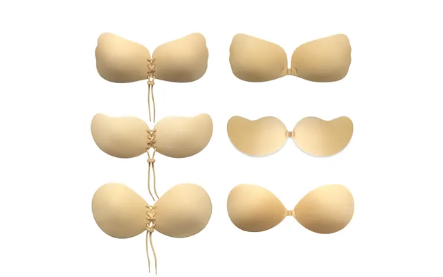 Underwear & Sleepwears Gathered Breast Stickers Invisible Mango Cup Bra Strapless Round Cup Underwear Wing Silicone Nipp
