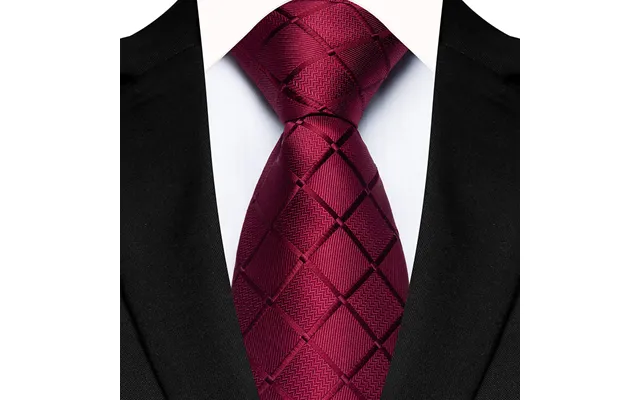 Unisex Classic Monochrome Satin Tie Business Casual Wedding Tie