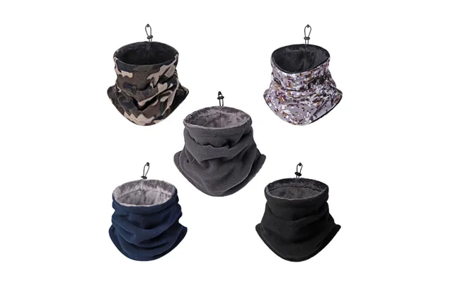 Unisex Outdoor Riding Scarf Thickened Fleece Warm Bib Dust Shield Fleece Fleece Neck Cover