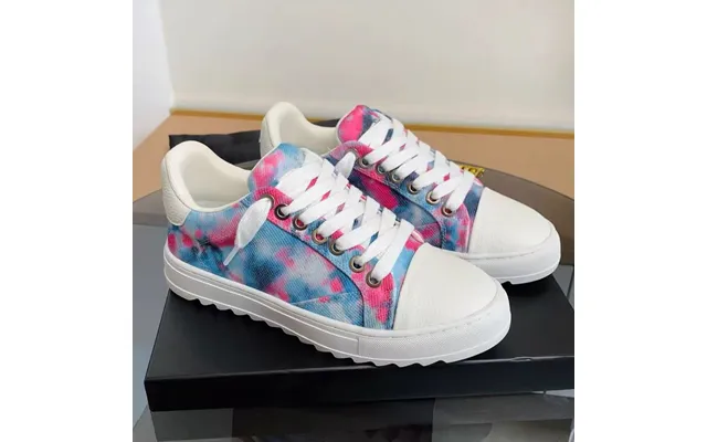 Unisex-sportschuhe Mit Digitaler Oberfläche - Weiße Schnürung