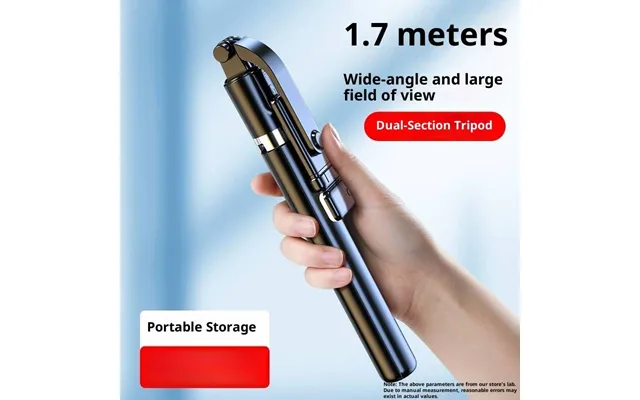 Universal Selfie Stick Tripod With Bluetooth Remote & 360 Rotation Extendable 1m 1
