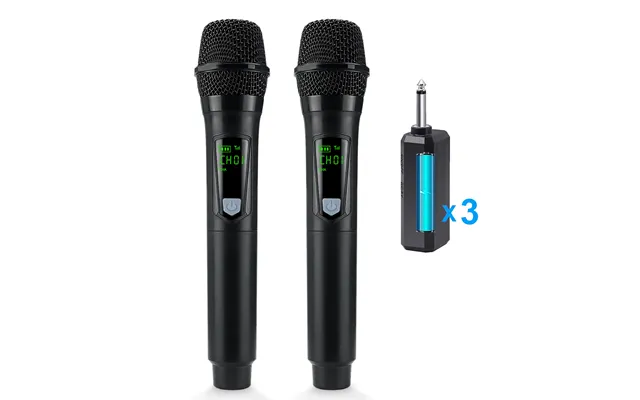 Universal Wireless System With Rechargeable Battery Handheld Mic For Karaoke Singing Dj Microphone Party Speech