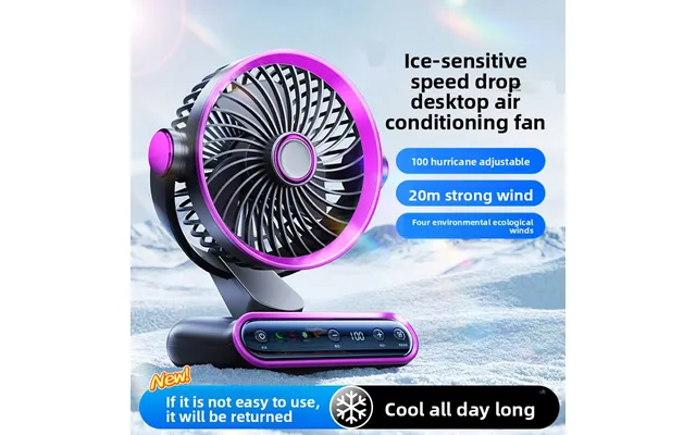 Usb Rechargeable Desk Fan For Dorm & Office - Powerful Cooling Ultra Quiet Long Battery Life 3-speed Adjustable Tilt Por
