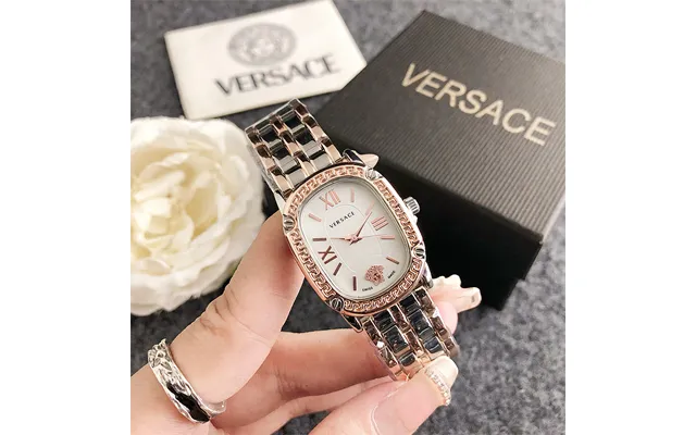 Versacec Top-marken Temperament Elegante Stahldruck Quarzuhr Mode Dekorative Damen Hochwertige Geschenke Rechteckige Kle