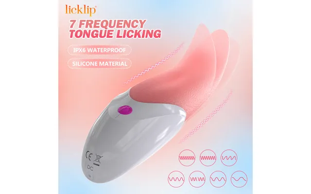 Vibrations Licklip 7 Realistic Tongue Licking Vibrating Sex Toys For Women Oral Sex Pussy L Stimulat Stimuat