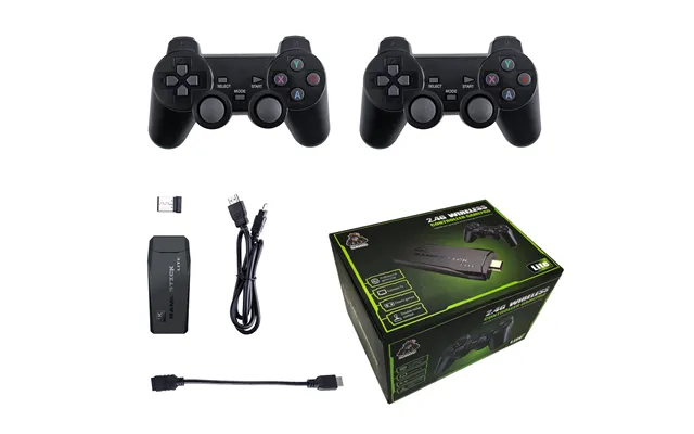 Video Game Console 64g Built-in 10000 Games Retro Handheld Game Console Wireless Controller Game Stick For Ps1 Gba Kid X
