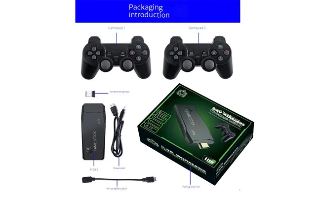 Video Game Consoles Home Tv Game Console New Hd 4k Wireless Handle Joystick Double Classic Nostalgic Street Fighter King