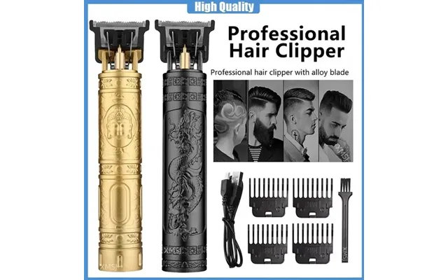 Vintage T9 Electric Hair Cutting Machine Hair Clipper Professional Men Shaver Rechargeable Barber Trimmer For Men Dragon