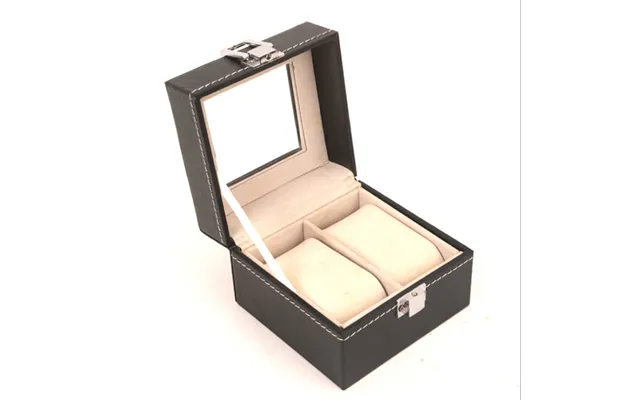 Watch Box 2-seat Leather Watch Case Watch Case