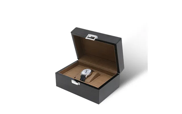 Watch Box Clamshell Bright Face Day Lock Jewelry Storage Box Festival Gift Wooden Box
