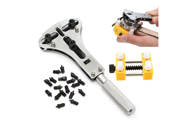 Watch Repair Tools 2-in-1 Set Watch Opener Three-claw Open Fixed Base Watch Bottom Cover Opener Open The Rear Cover To R