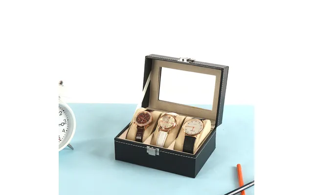 Watch Storage Box Leather Watch Box 2 - 3