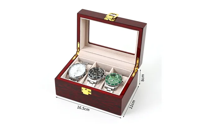 Watch Storage Box Paint Watch Box Bead Fleece Jewelry Box Gift Box Dustproof Storage Box For Men's And Women's Jewelry