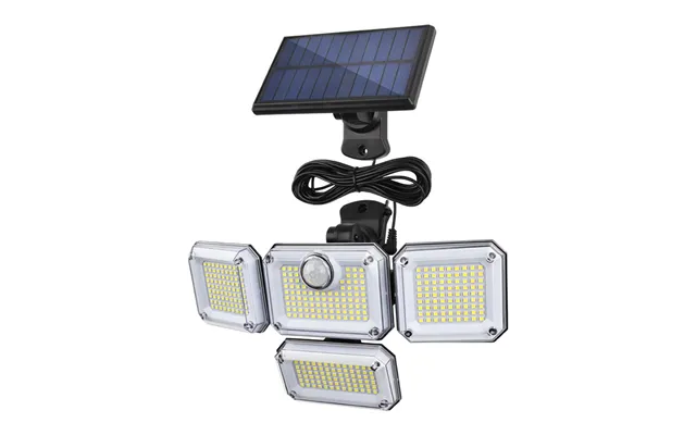 Waterproof Solar Wall Lights Outdoor With Human Body Induction Modern Floodlights For Street And Courtyard Lighting Home