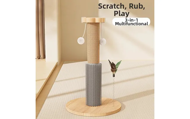 Wear Resistant Lint Free Sisal Cat Paw Post Cat Scratching Toy Tree For Self Entertainment