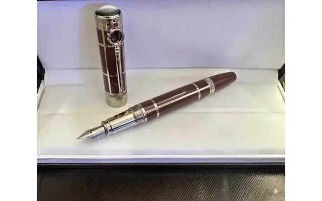 Wholesale Wholesale Luxury Monte Black Resin And Crystal Star Roller Ball Pen Ballpoint Pen Fountain Pen Business Office