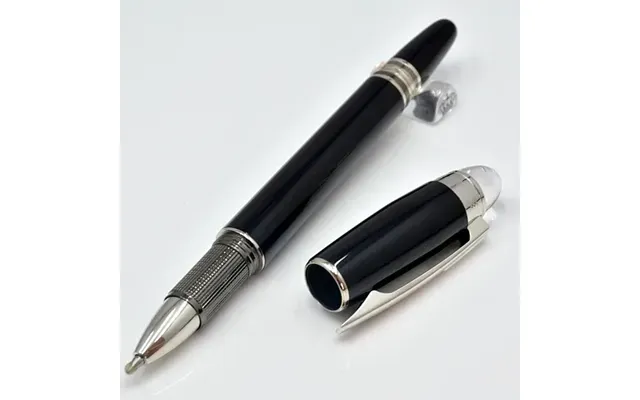 Wholesale Wholesale Luxury Monte Black Resin And Crystal Star Top Rollerball Pen Ballpoint Pen Office School Writing Fou