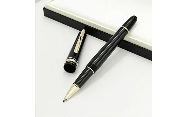 Wholesale Wholesale Wholesale Turning Cap Platinum Line M Ballpoint Pen With Black Resin Fine Star With Series Number