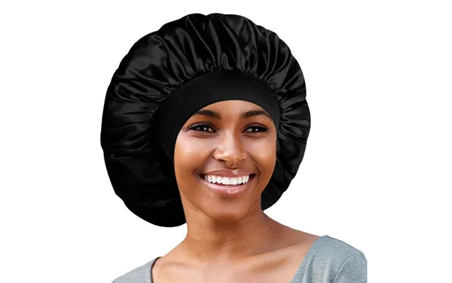 Wide Brimmed Satin Elastic Sleeping Cap Men And Women Adult Beauty Hair Care Cap Chemotherapy Cap