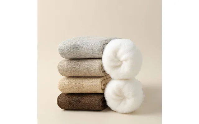 Winter New Wool Socks Women's Thick Terry Socks Thick Towel Socks Long Tube Socks Men's Warm Socks Brushed Socks