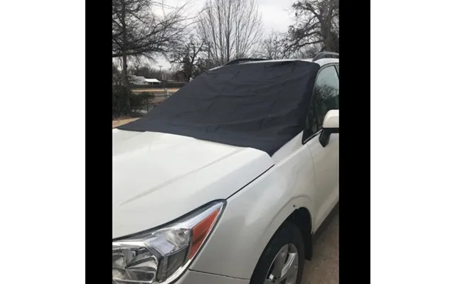 Winter Silver Coated Cloth Snow Cover Car Snow Cover Front Windshield Magnetic Cover Car Snow Cover Sunscreen Sunshade