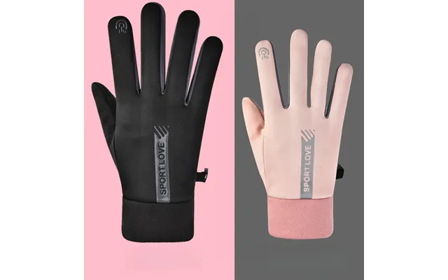 Winter Sports Warm Gloves For Men Women Splashing Water Wind Cold Protection Couples Riding And Driving Anti Slip Touch