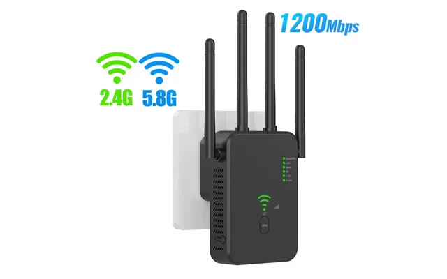 Wireless 5g Wifi Repeater 1200ms Router Wifi Booster Dual Band Long Range Extender 5ghz Signal Amplifier 240424