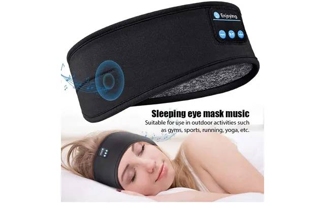 Wireless Bluetooth Headset Elastic Sports Headband Over The Ear Hairband Earbuds Music Sleeping Eye Mask Wireless Headph